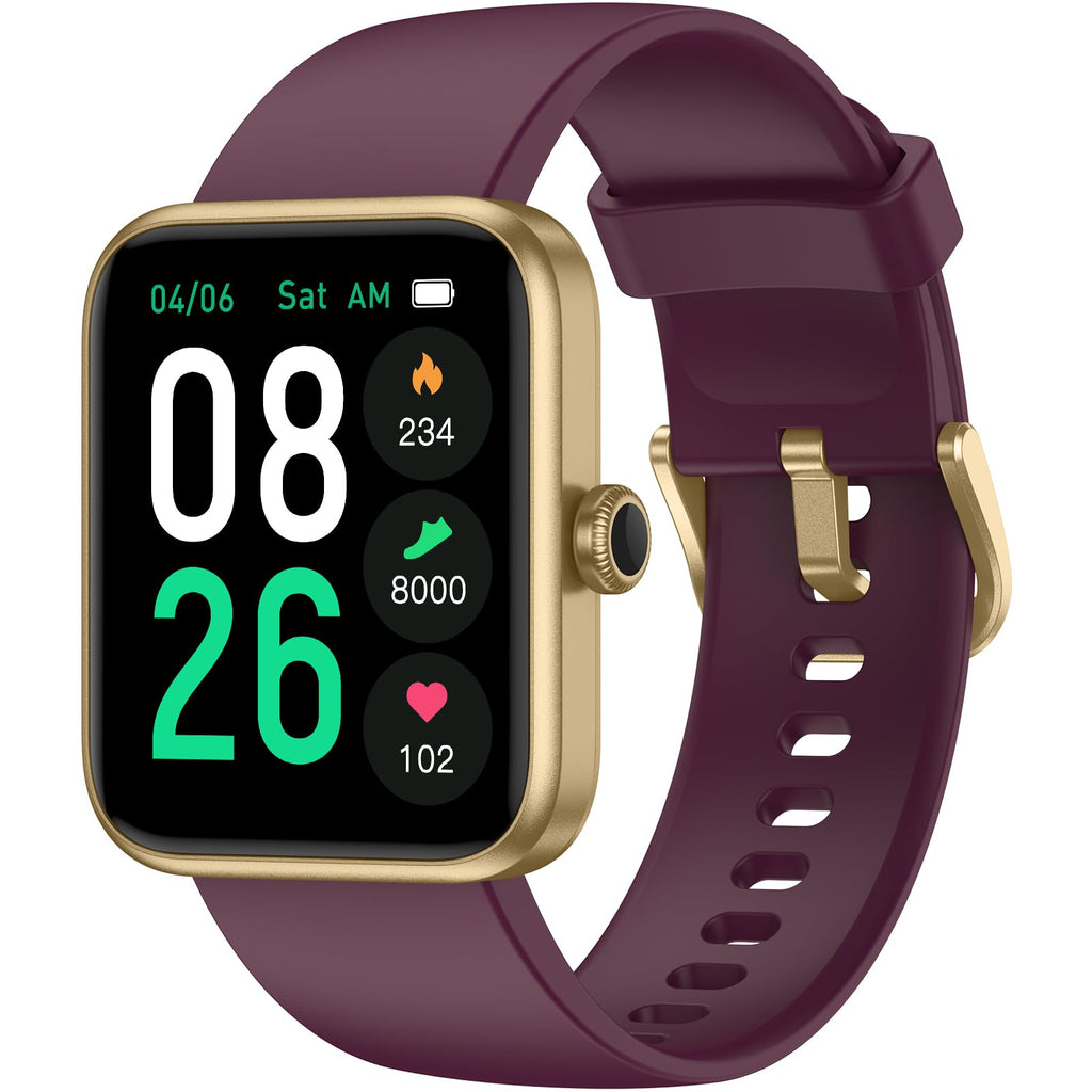 Smart Watch, Fitness Tracker with Heart Rate Monitor, Blood Oxygen, Sleep Tracker, 41mm Touchscreen Smartwatch for Android iOS Swimming Waterproof Pedometer Step Calories Tracker for Women Men