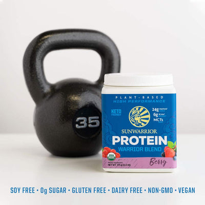 Organic Plant Based Protein Powder | Vegan Organic Protein Powder Vanilla Flavored with BCAA Amino Acids & Hemp Seed Pea Blend | Non-GMO Soy Dairy Filler & Gluten Free (Vanilla, 32 Servings)