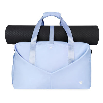 Ceneda 20" Gym Bag for Women with Wet Pocket & Shoe Compartment, Lightweight Duffel Waterproof Carry On Duffle for Travel, Yoga, Overnight (Green)