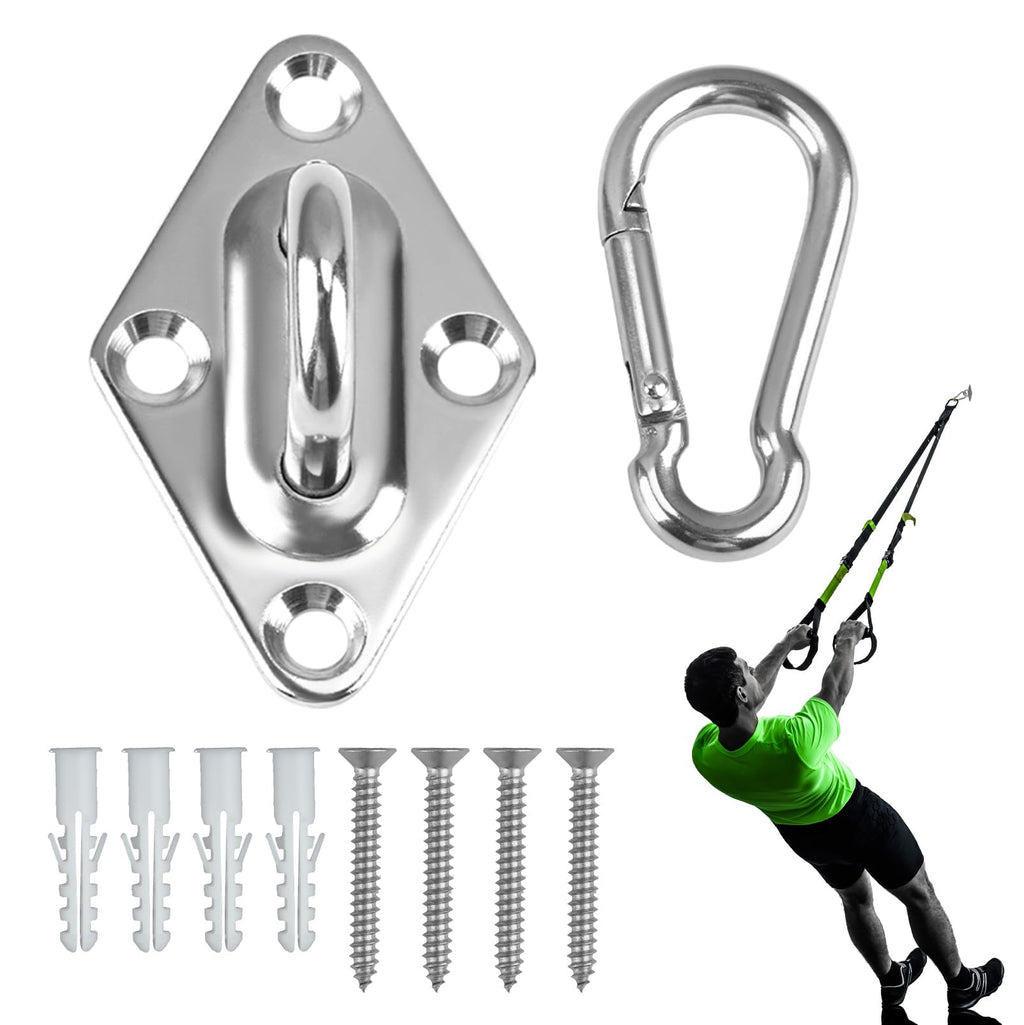 Wall Mount for Resistance Bands, Workout Anchors Wall Resistance with Hook for Fitness Bands, Space Saving Workout Equipment for Home Gym Weight Straps Suspension Training Exercise