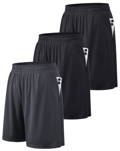 BALENNZ Athletic Shorts for Men with Pockets and Elastic Waistband Quick Dry Activewear