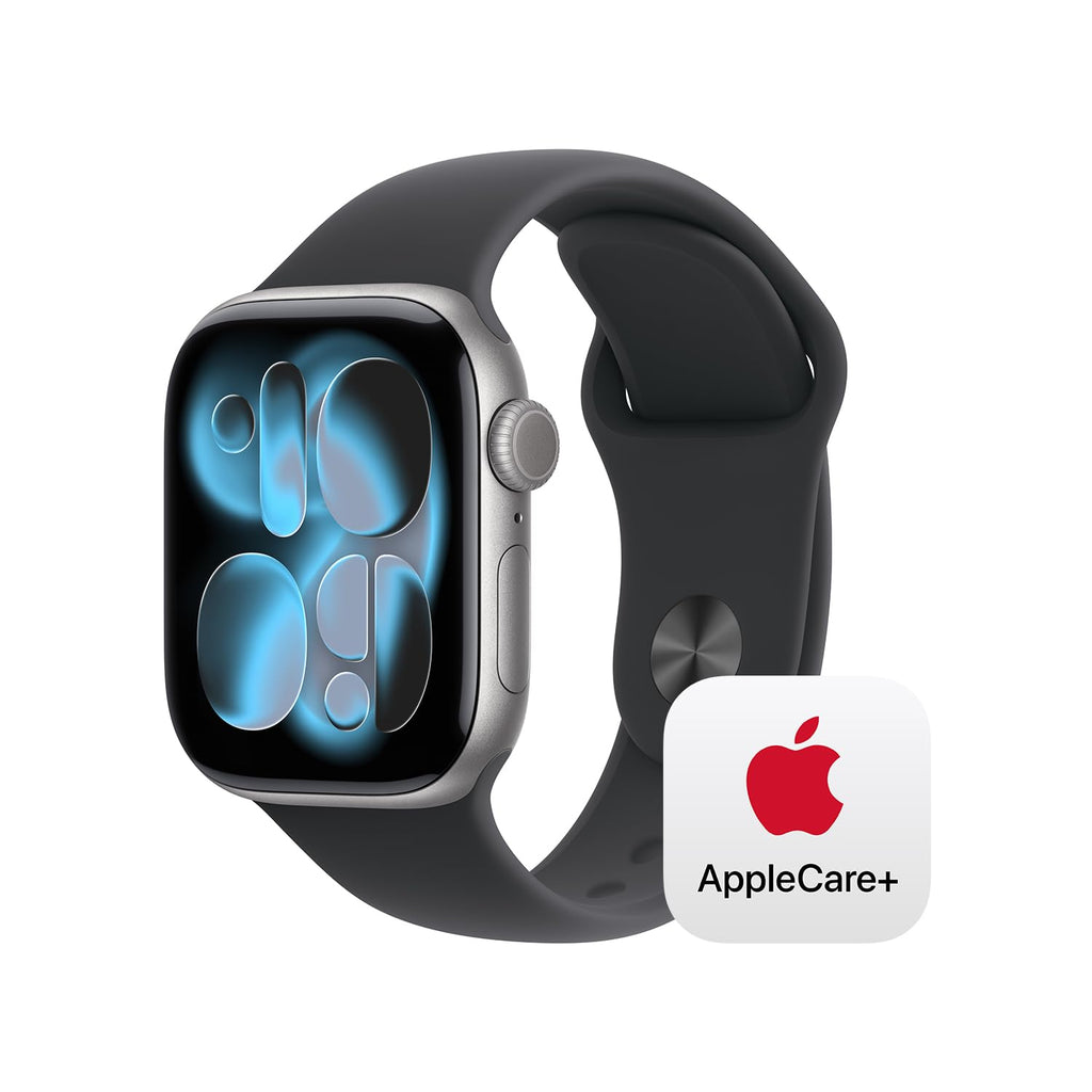 Apple Watch Series 11 [GPS + Cellular 46mm] Smartwatch with Natural Titanium Case with Stone Gray Sport Band - M/L. Sleep Score, Fitness Tracker, Health Monitoring, Always-On Display, Water Resistant