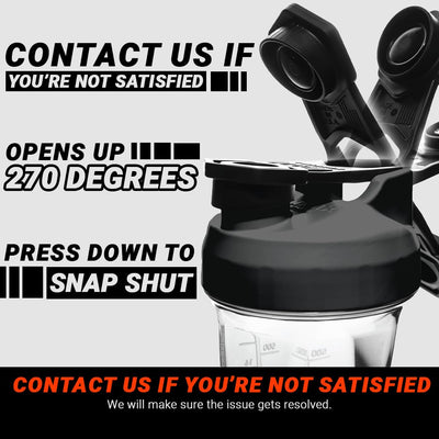 HELIMIX 2.0 Vortex Blender Shaker Bottle Holds upto 28oz | No Blending Ball or Whisk | USA Made | Portable Pre Workout Whey Protein Drink Shaker Cup | Mixes Cocktails Smoothies Shakes | Top Rack Safe