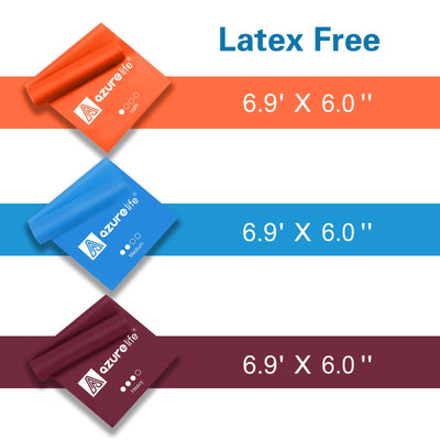 Resistance Bands,Professional Long Non-Latex Elastic Stretch Bands,Exercise Bands for Physical Therapy, Yoga, Pilates, Rehab, at-Home or The Gym Workouts, Strength Training