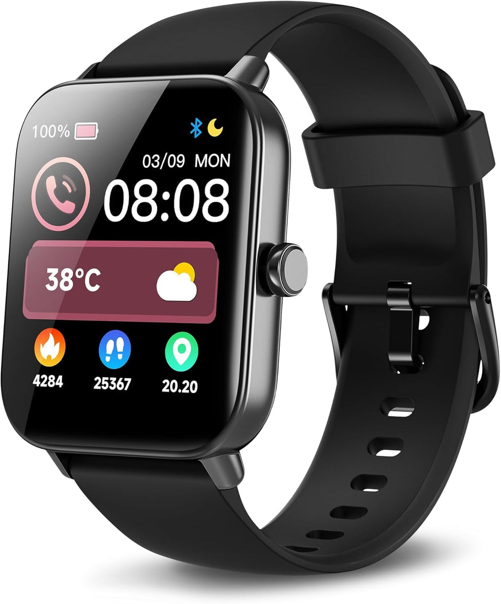 Smart Watch for Women Android & iPhone, Alexa Built-in, IP68 Waterproof Activity Fitness Tracker with Bluetooth Call (Answer/Make), 1.8" Smartwatch with Heart Rate/SpO2/Sleep Monitor, 100+ Sports Mode