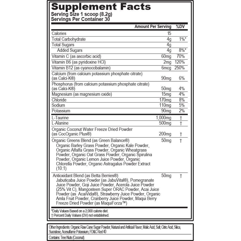 Evlution Nutrition HYDRAMINO Complete Hydration Multiplier, All 6 Electrolytes, Vitamin C & B, Fluid Boosting Aminos, Coconut Water, Endurance, Recovery, Antioxidants, 30 Serve, Orange Mango