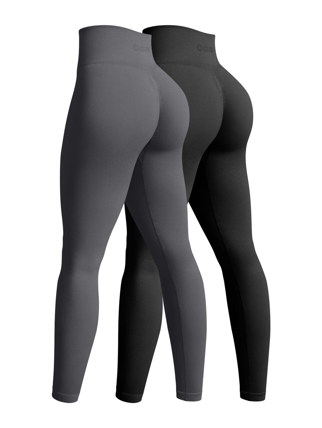 OQQ Women's 2 Piece Yoga Legging Seamless Workout High Waist Butt Liftings Athletic Leggings