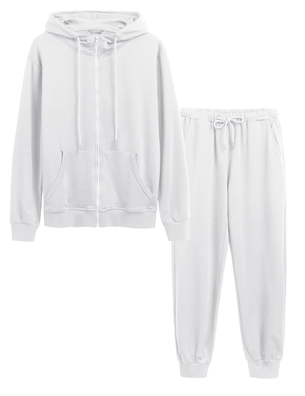 COOFANDY Sweatsuits for Men 2 Piece tracksuit Sets Full Zip Hoodie Sweatpants for Men Casual Sports Jogging Suits S-4XL