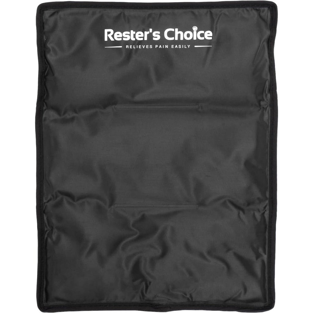 Rester's Choice Gel Cold & Hot Packs (2-Piece Set) Medium 5x10 in. Reusable Warm or Ice Packs for Injuries, Hip, Shoulder, Knee, Back Pain – Hot & Cold Compress for Swelling, Bruises, Surgery