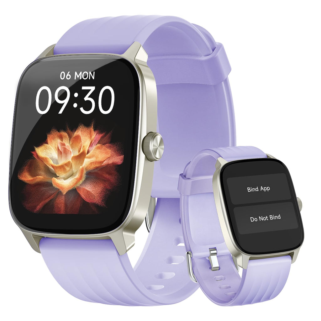 EURANS Smart Watch No App/Phone Required, 1.85" Ultra HD Display | Waterproof Fitness Tracker | 24/7 Heart Rate/Sleep Monitor | Step Counter for Walking, Pedometer & Activity Tracker for Women Men