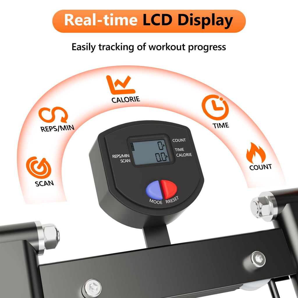 Stair Stepper for Home, Upgraded Vertical Climber Machine for Full-Body Workout, Compact Folding Cardio Exercise Climber, Resistance Adjustable Handlebar & Pedals