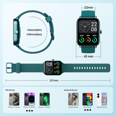 Smart Watch for Women Android & iPhone, Alexa Built-in, IP68 Waterproof Activity Fitness Tracker with Bluetooth Call (Answer/Make), 1.8" Smartwatch with Heart Rate/SpO2/Sleep Monitor, 100+ Sports Mode