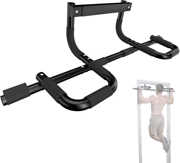 NOWAKE Pull up bar For Doorway,300lbs Heavy Duty Adjustable Width Portable Functional Ergonomic Design Door Frame Chin Up Bar With USA Patent For Home Fitness Workouts