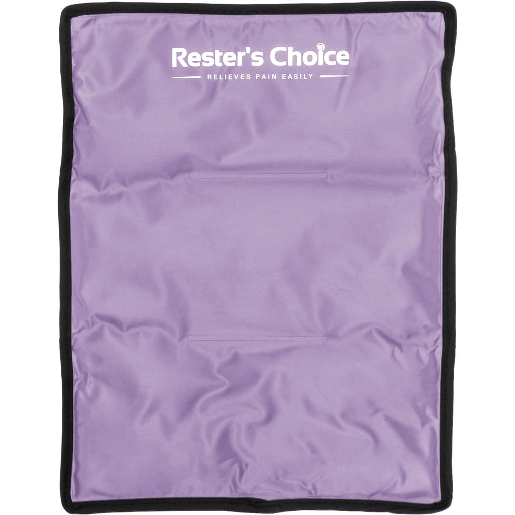 Rester's Choice Gel Cold & Hot Packs (2-Piece Set) Medium 5x10 in. Reusable Warm or Ice Packs for Injuries, Hip, Shoulder, Knee, Back Pain – Hot & Cold Compress for Swelling, Bruises, Surgery