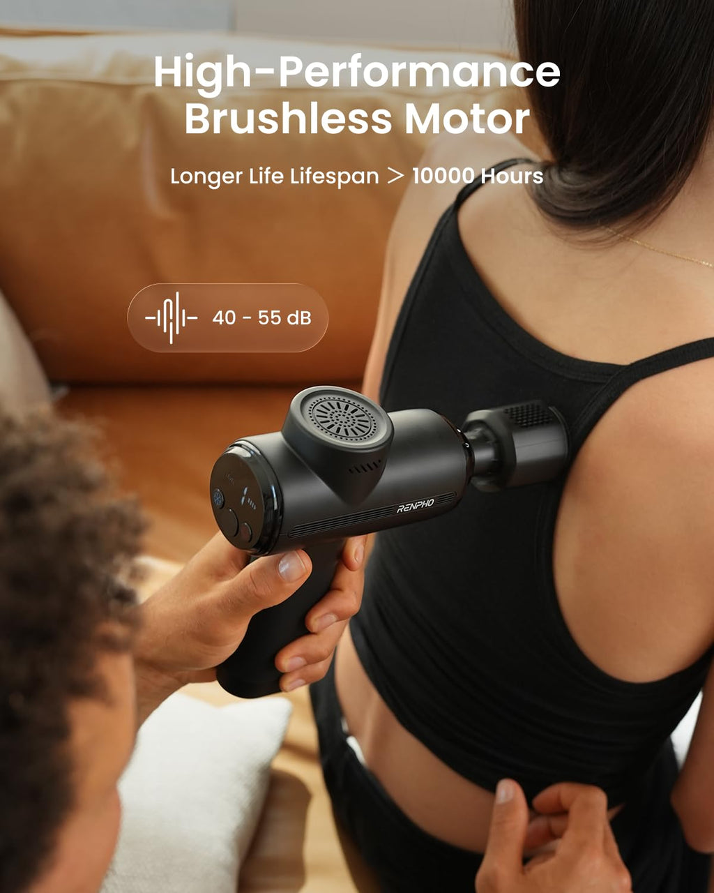 RENPHO Active Thermacool 2 Massage Gun with Heat and Cold Therapy, Christmas Gifts, [2025 Upgraded] Professional Deep Tissue Handheld Massager, Percussion Body Muscle Masajeador for Men Women Athletes