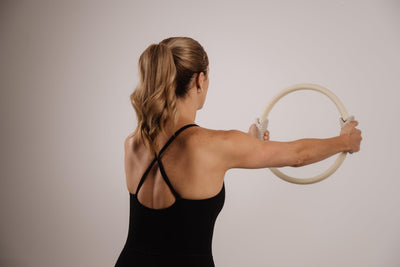 Pilates Prop Kit for Home Workouts- Includes Pilates Ring, Pilates Ball and 2.2 lb. Dumbbell Set