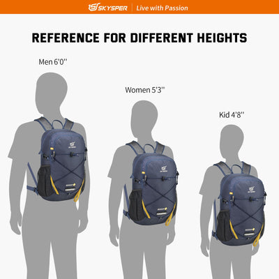 SKYSPER Small Hiking Backpack, 20L/30L Lightweight Travel Backpacks Hiking Daypack for Women Men