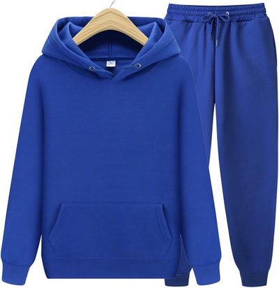 CHAIRAY Women's Hoodie Tracksuit Sweatsuits for Mens Set 2 Piece Hooded Sweatshirts and Sweatpant Sets Jogger Sweatsuit