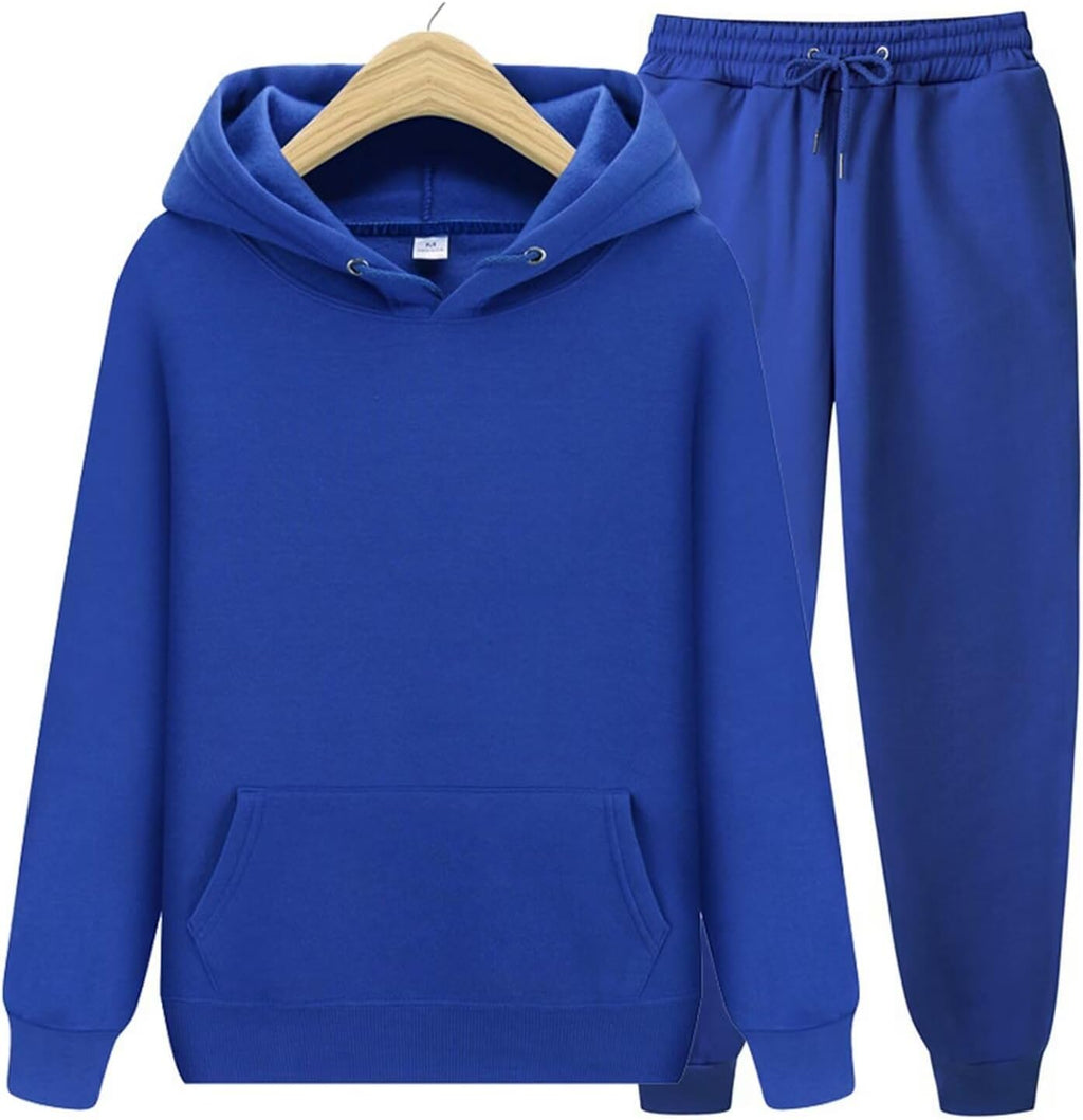 CHAIRAY Women's Hoodie Tracksuit Sweatsuits for Mens Set 2 Piece Hooded Sweatshirts and Sweatpant Sets Jogger Sweatsuit