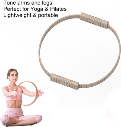 Home Pilates Essentials Kit 9 pcs. Pilates Ring Fitness Trainer, Ankle/Wrist Weights, Resistance Bands, Tote Bag, Grip Socks. Home or Gym/Studio Use. *MAT NOT Included*