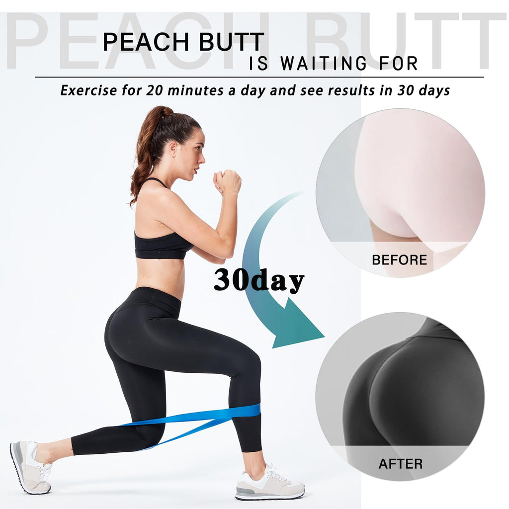 Resistance Bands for Working Out, Physical Therapy Bands, Latex Free Elastic and Exercise Bands Set for Stretching, Suitable for Rehab, Yoga, Pilates, Gym, Home Exercise