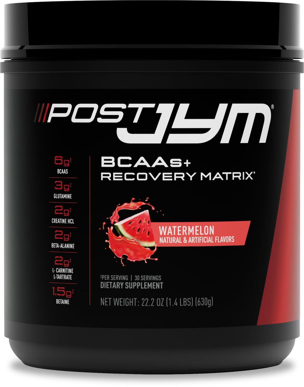 JYM Supplement Science Post JYM Active Matrix Mandarin Orange Amino Recovery Powder Pure Creatine HCL, BCAA’s, Glutamine, Carnitine, Betaine, Taurine for Strength, Repair, Performance 30 Servings
