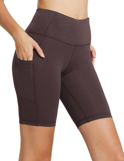 baleaf Women's 8"/ 5"/ 3" Biker Shorts High Waist Yoga Workout Gym Running Volleyball Spandex Shorts with Pockets