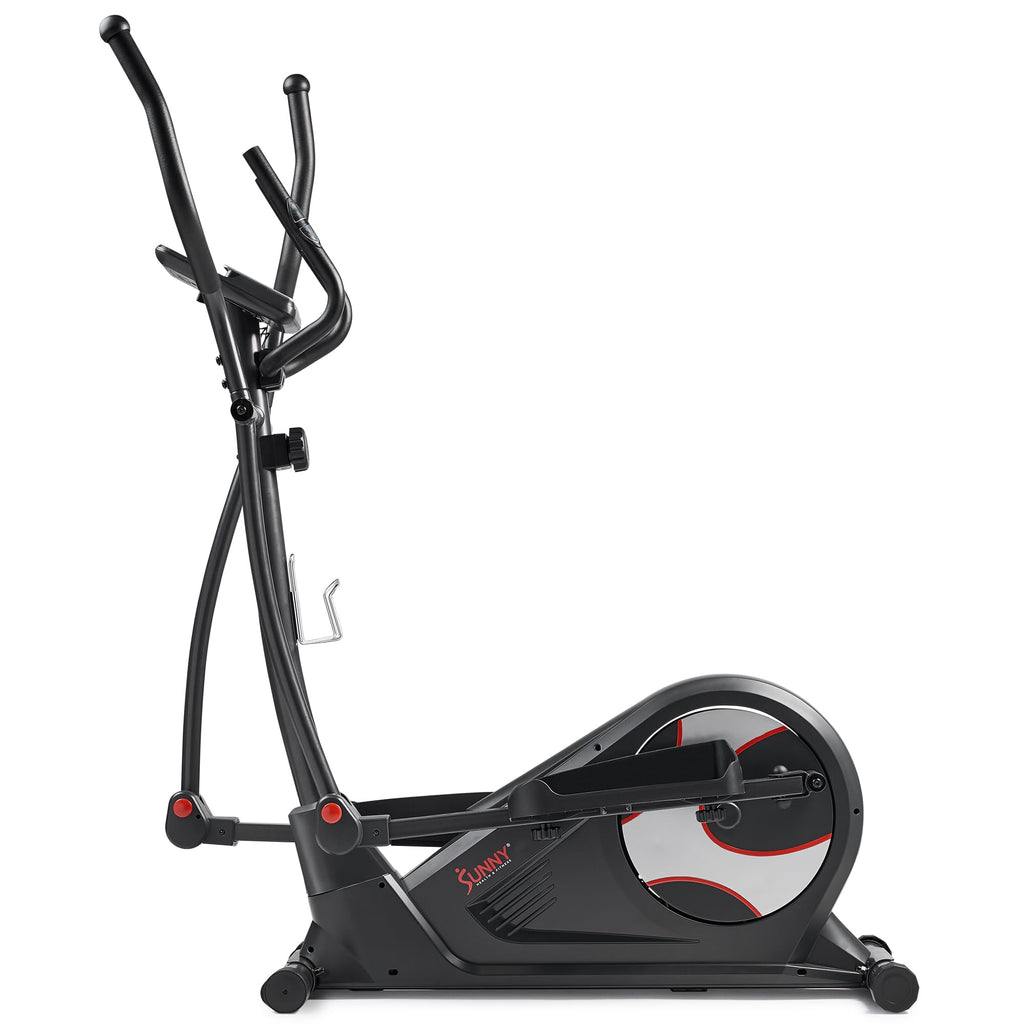 Sunny Health & Fitness Smart Elliptical Full-Body Cross Training Machine w/Extended Stride, Cardio Exercise Trainer for Home, Free SunnyFit App Bluetooth Connection, Optional 12" or 16" Stride Length