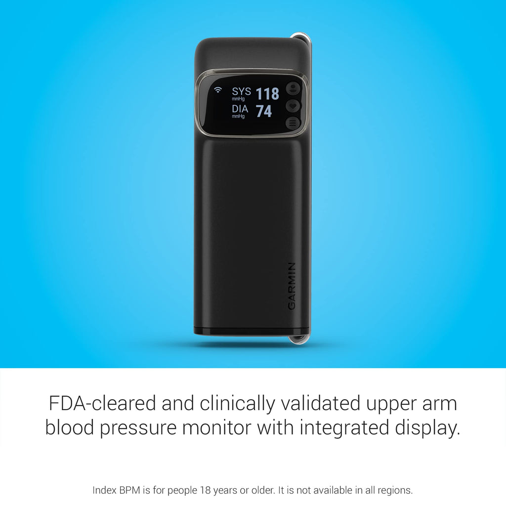 Garmin Index S2, Smart Scale with Wireless Connectivity, Measure Body Fat, Muscle, Bone Mass, Body Water% and More, Black (010-02294-02)