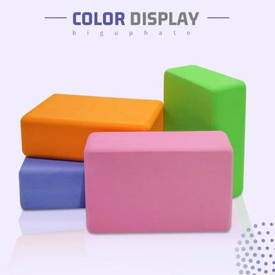 Yoga Blocks 2 Pack, EVA Foam Yoga Block Supportive, Non-Slip Exercise Blocks, Yoga Accessories for Pilates, Meditation, Balance, Stretching and Deep Poses