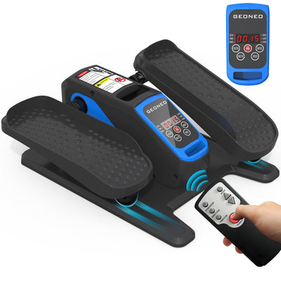 Under Desk Elliptical Machine, Electric Elliptical Exerciser for Senior, Quiet & Small Electric Seated Pedal Exerciser for Home with Display Monitor, Remote Control & 12 Adjustable Speeds