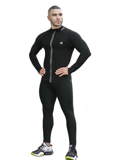 Kewlioo Pro Men's Heat Trapping Sauna Suit For Men, Sauna Long Sleeve Sauna Shirt for Gym, Workouts