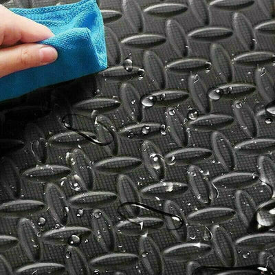 Febyyer Interlocking Soft Foam Floor Mat - 20 Tiles Protective Gym Flooring Set, Exercise Mats EVA Puzzle Rubber Tiles, Ground Surface Protection Workout Underlay Matting Sports Home Fitness Garage