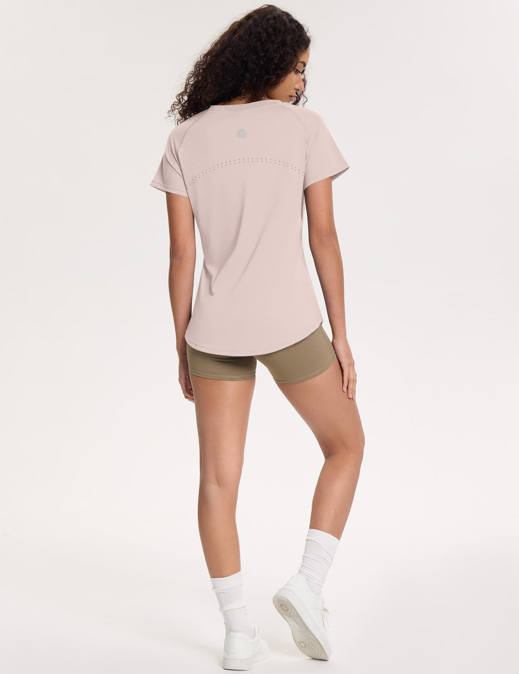 Loovoo Workout Tops for Women Loose Fit Breathable Activewear Cool Quick Dry Gym Athletic Tee Top