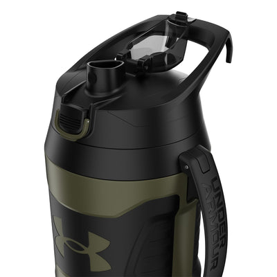 Under Armour Half Gallon Water Bottle Insulated, 64oz Insulated Water Bottle with Handle, Sports Water Jug, Fence Hook, Leak Resistant, for Baseball, Football & More