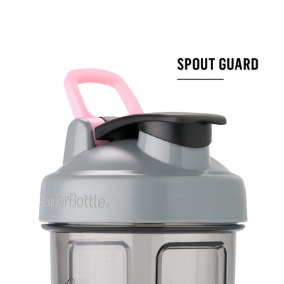 BlenderBottle Disney Princess Shaker Bottle Pro Series, Perfect for Protein Shakes and Pre Workout, 28-Ounce, Belle