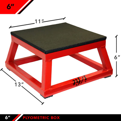 JFIT Plyometric Boxes - Made in Taiwan NO Assembly Required Single - Height Box Set and Adjustable Box Options Plyometric Platform and Jumping Agility Box for Training Conditioning Strength Training