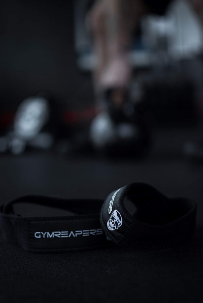 Gymreapers Lifting Wrist Straps for Weightlifting, Bodybuilding, Powerlifting, Strength Training, & Deadlifts - Padded Neoprene with 18 inch Cotton