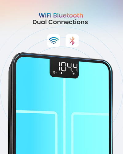 RENPHO Smart Scale for Body Weight, Weight Scale with 7-in-1 Large Display for BMI, Body Fat, Muscle Mass, 13 Body Composition, High Accurate Bluetooth Scale, 500lbs, 11.8", Elis 2XL