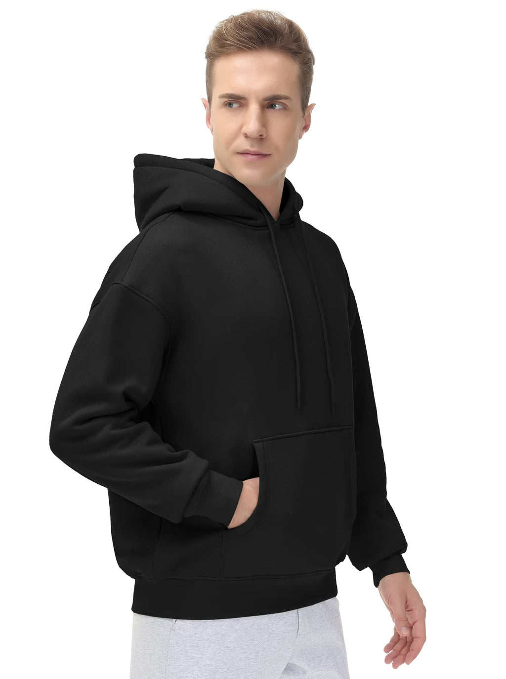 THE GYM PEOPLE Men's Fleece Pullover Hoodie Loose Fit Ultra Soft Hooded Sweatshirt With Pockets