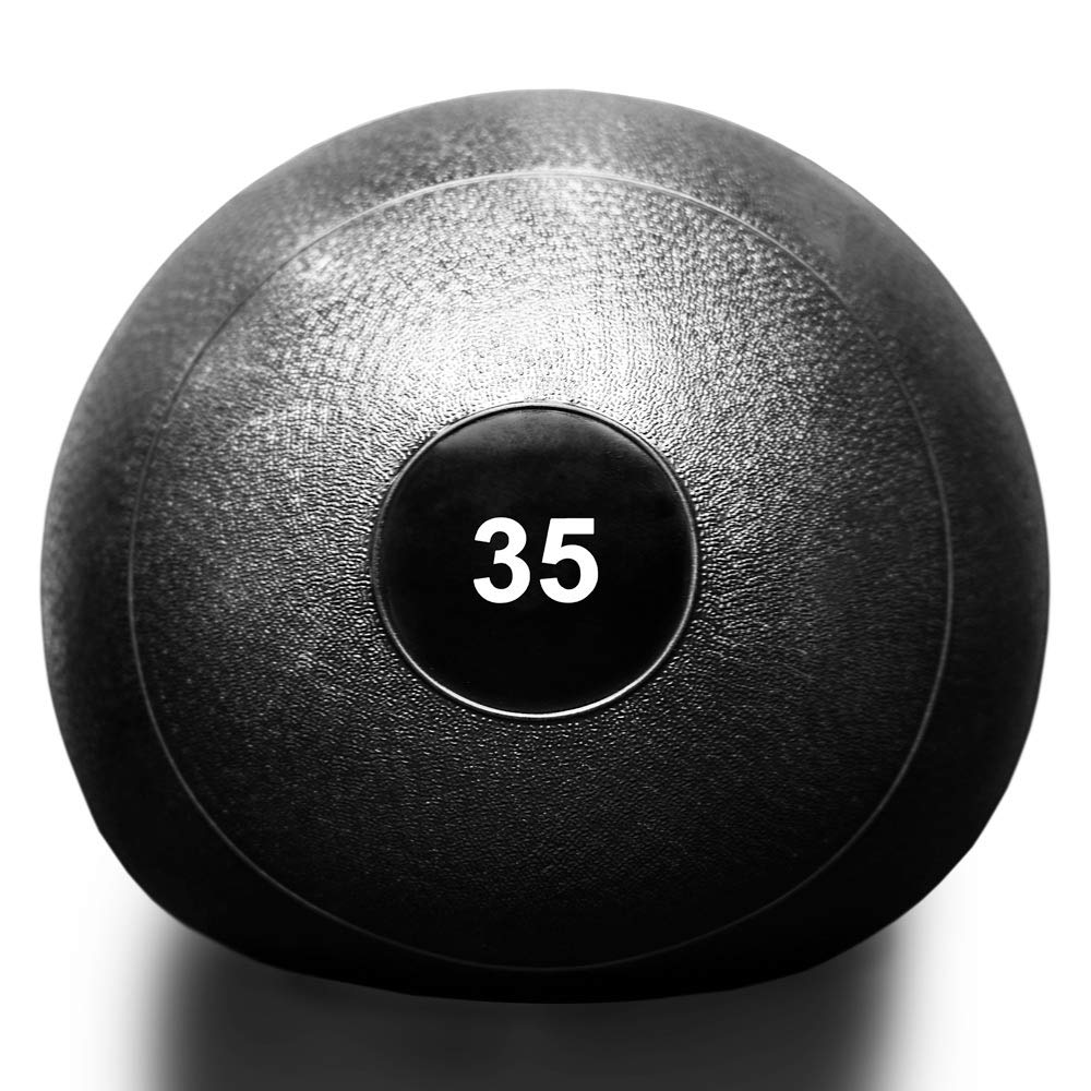 REP Fitness V2 Slam Balls for Strength and Conditioning, Slam Ball Exercises, and Cardio Workouts (5, 10, 15, 20, 25, 30, 35, 40, 45, 50, 60, 70, & 100 lbs)