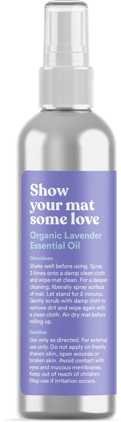 ASUTRA Yoga Mat Cleaner Spray (Energizing Peppermint), 4 fl oz - No Slippery Residue, Organic Essential Oils, Deep-Cleansing for Fitness Gear & Gym Equipment, Microfiber Towel Included