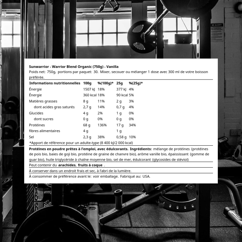 Organic Plant Based Protein Powder | Vegan Organic Protein Powder Vanilla Flavored with BCAA Amino Acids & Hemp Seed Pea Blend | Non-GMO Soy Dairy Filler & Gluten Free (Vanilla, 32 Servings)