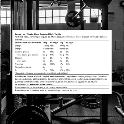 Organic Plant Based Protein Powder | Vegan Organic Protein Powder Vanilla Flavored with BCAA Amino Acids & Hemp Seed Pea Blend | Non-GMO Soy Dairy Filler & Gluten Free (Vanilla, 32 Servings)