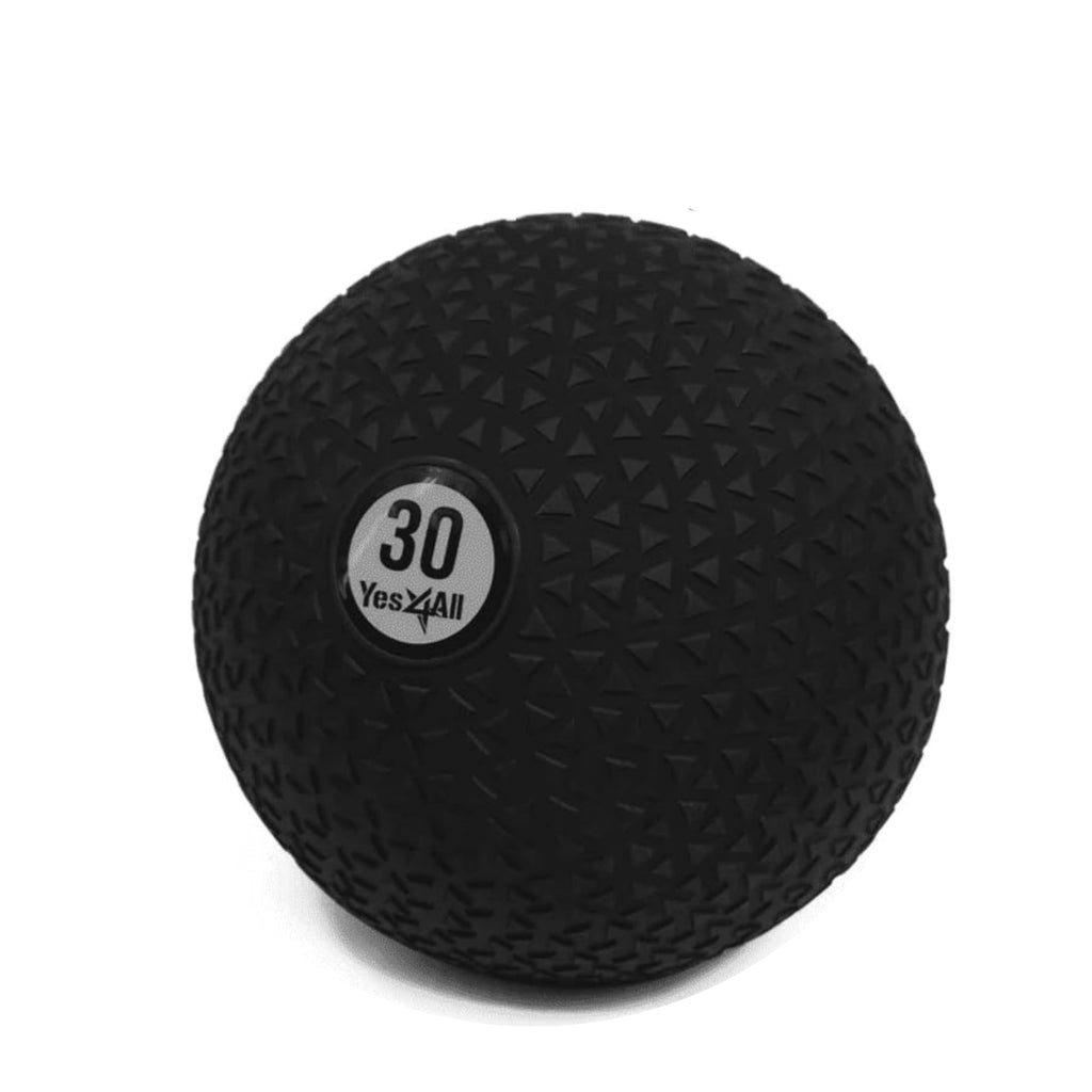 Yes4All Upgraded Fitness Slam Medicine Ball 10lbs for Strength, Power Workout | Exercise, Workout Ball | Orange Beast