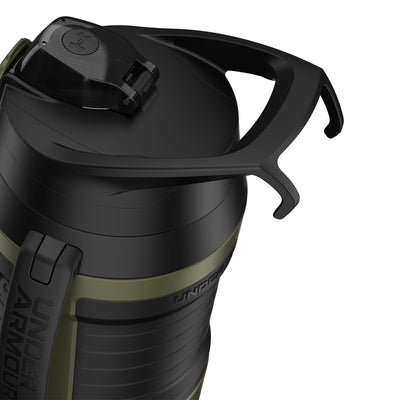 Under Armour Half Gallon Water Bottle Insulated, 64oz Insulated Water Bottle with Handle, Sports Water Jug, Fence Hook, Leak Resistant, for Baseball, Football & More