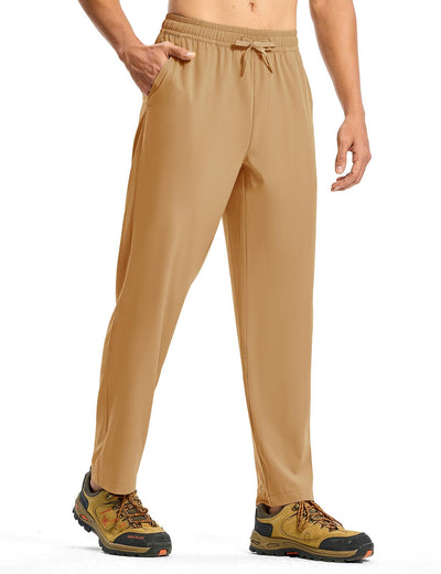 TBMPOY Mens Hiking Pants Lightweight Quick Dry 3 Pockets Travel Fishing Water-Resistant Athletic Workout Sweatpants