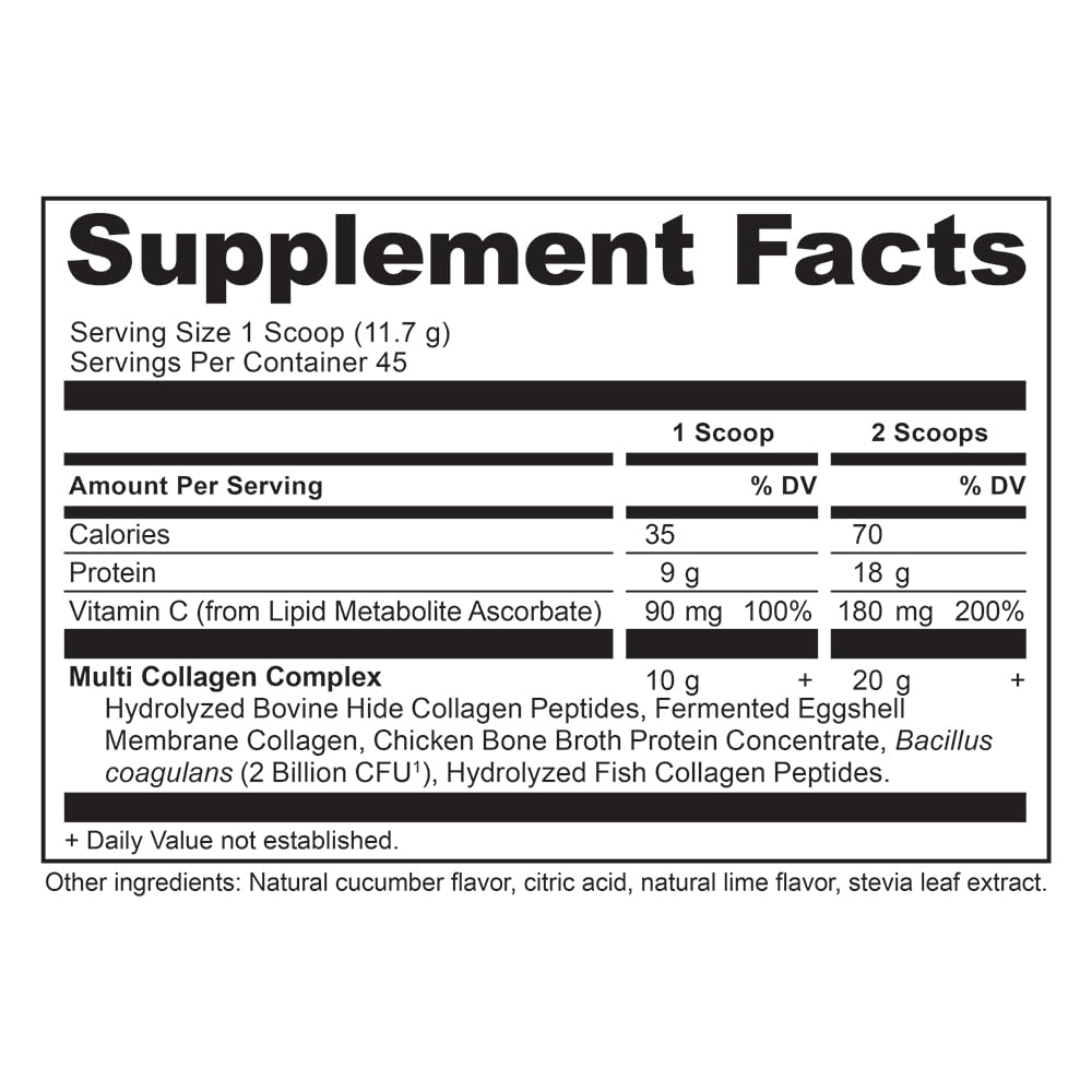 Ancient Nutrition Collagen Powder Protein with Probiotics, Unflavored Multi Collagen Protein with Vitamin C, 45 Servings, Hydrolyzed Collagen Peptides Supports Skin and Nails, Gut Health, 16oz