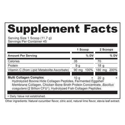 Ancient Nutrition Collagen Powder Protein with Probiotics, Unflavored Multi Collagen Protein with Vitamin C, 45 Servings, Hydrolyzed Collagen Peptides Supports Skin and Nails, Gut Health, 16oz