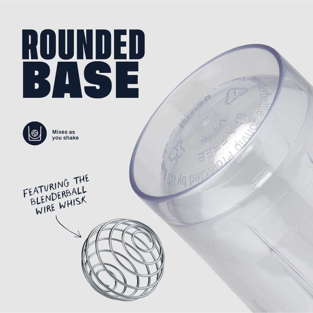 BlenderBottle Shaker Bottle Pro Series Perfect for Protein Shakes and Pre Workout, 28-Ounce, Black